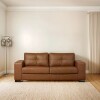 SOFA 100% CUERO - 3 CUERPOS - MODELO DOMINI - MARRON SOFA 100% CUERO - 3 CUERPOS - MODELO DOMINI - MARRON