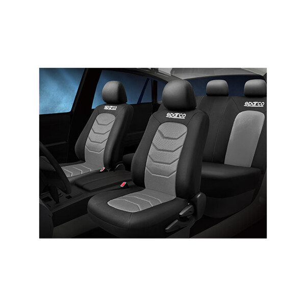 Cubreasientos Funda Auto Sparco Universales Tela Gris Cubreasientos Funda Auto Sparco Universales Tela Gris