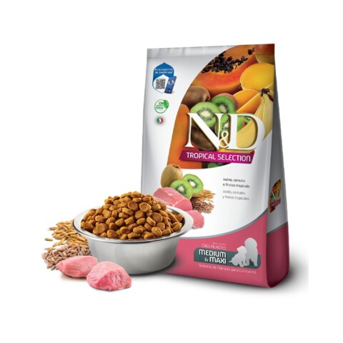 N&D Tropical Can Pup Md/Mx Sui 2 + 0,5 Kg N&D Tropical Can Pup Md/Mx Sui 2 + 0,5 Kg