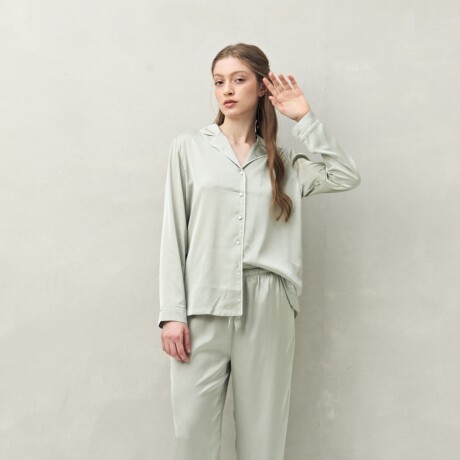 PANTALON LAVANDA Verde Grisáceo