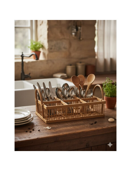 ORGANIZADOR 6 DIV. 27x17xH7 CMS C/ASAS BAMBU ORGANIZADOR 6 DIV. 27x17xH7 CMS C/ASAS BAMBU