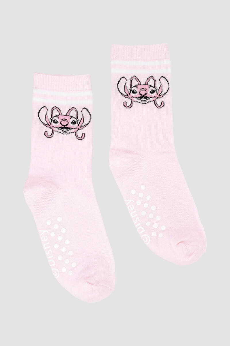 Medias individuales algodón infantil media caña con abs lilo Variante 26