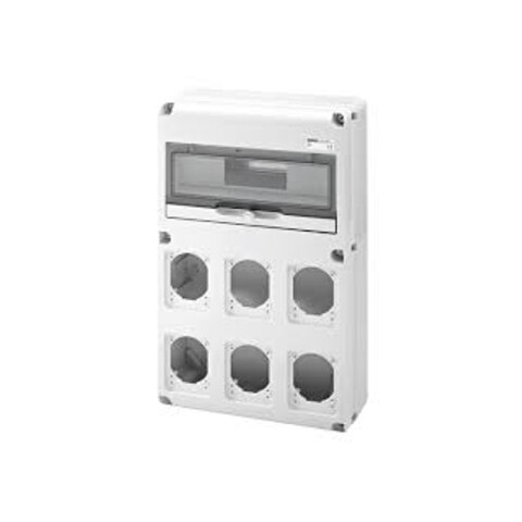 Cuadro din p/14 mód. din, aloja 6x16/32A GG8008