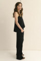 PANTALON CARGO NEGRO