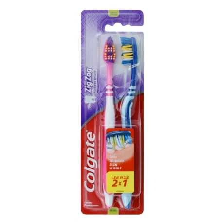 CEPILLO DENTAL COLGATE ZIG-ZAG PLUS 2X1 CEPILLO DENTAL COLGATE ZIG-ZAG PLUS 2X1
