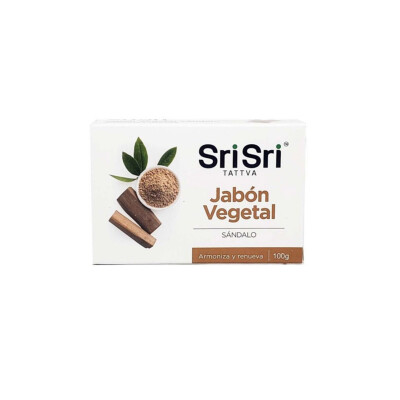 Jabon vegetal Sandalo Sri Sri Jabon Vegetal Sandalo Sri Sri