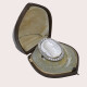 Prendedor Antiguo Oro 18K Blanco, Brillantes, Diamantes Y Nácar, Punzones Franceses Prendedor Antiguo Oro 18K Blanco, Brillantes, Diamantes Y Nácar, Punzones Franceses