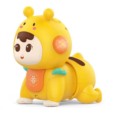 Muñeca Bebé Musical c/ Luz Juguete Estimulador Gateo Huanger Amarillo