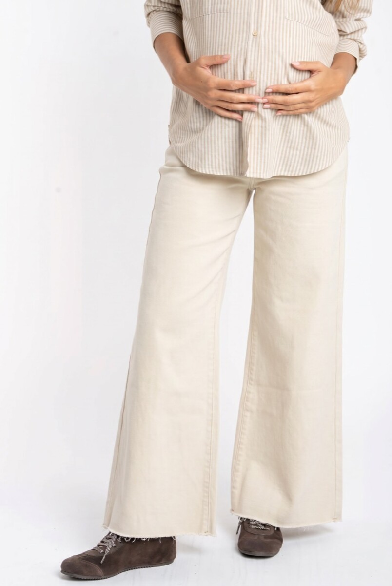 Jean Lemon Mama Flare Wide Leg - Nacar 