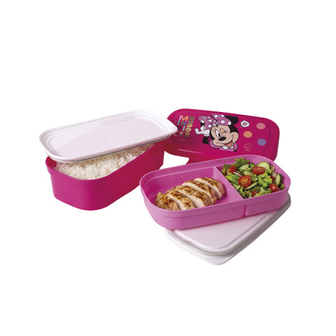 Lunchera Bento X 2 Piezas Minnie U