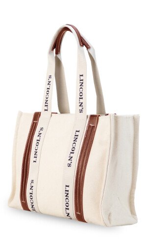 TOTE BAG MALASIA CRUDO C/HABANO