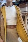 Campera agua reversible Mostaza