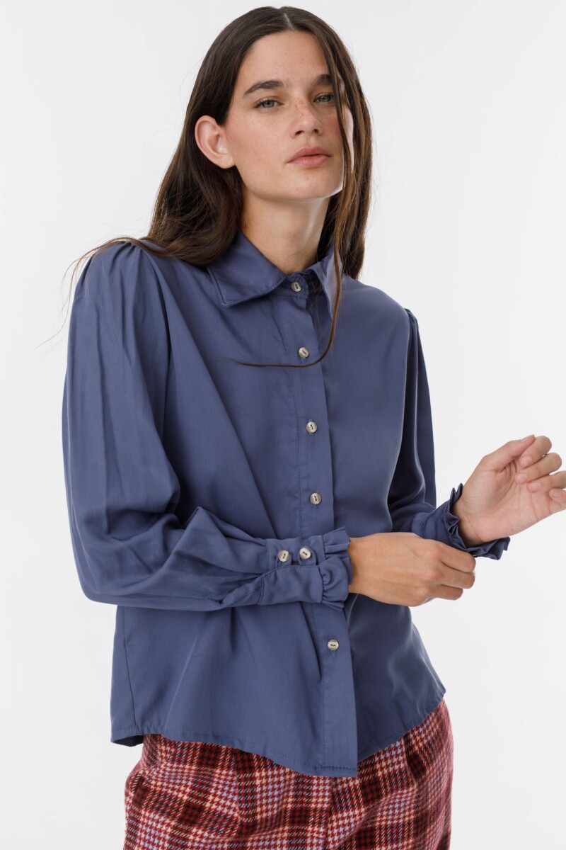 Camisa Cristal Azul Piedra