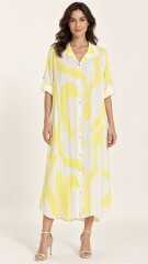 VESTIDO CAMISERO MEGAN Amarillo