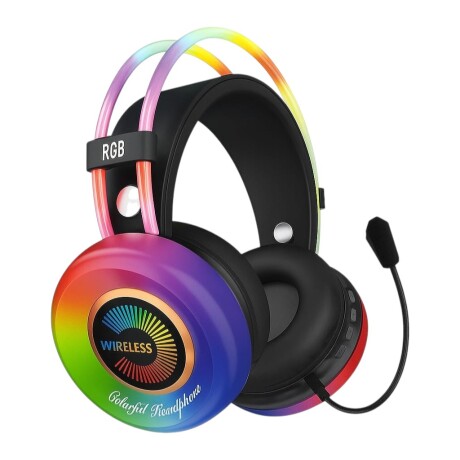 Auriculares Gamer Luces Rgb con Micrófono BLANCO