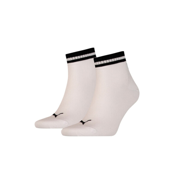 HERITAGE QUARTER SOCKS - PUMA BLANCO