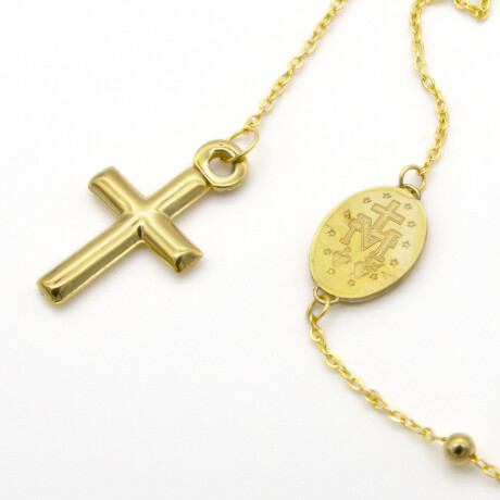 Pulsera rosario de oro 9 ktes. Pulsera rosario de oro 9 ktes.