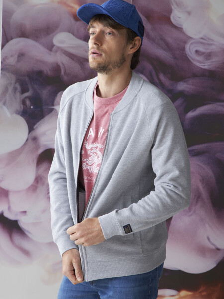 FLEECE AUCKLAND 4.0 GRIS CLARO MELANGE
