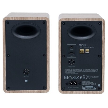 Parlantes Edifier 2.0 M60 66W bluetooth roble Parlantes Edifier 2.0 M60 66W bluetooth roble