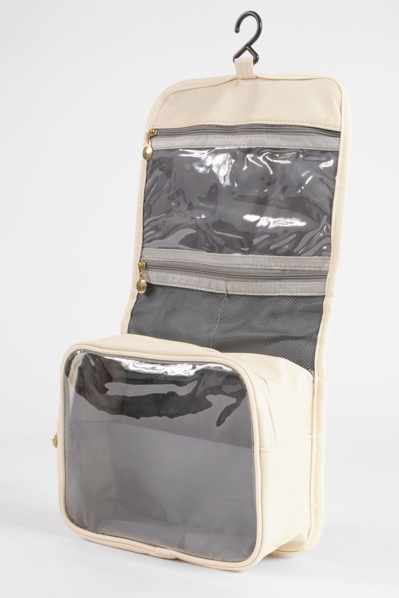 Organizador de viaje colgante beige