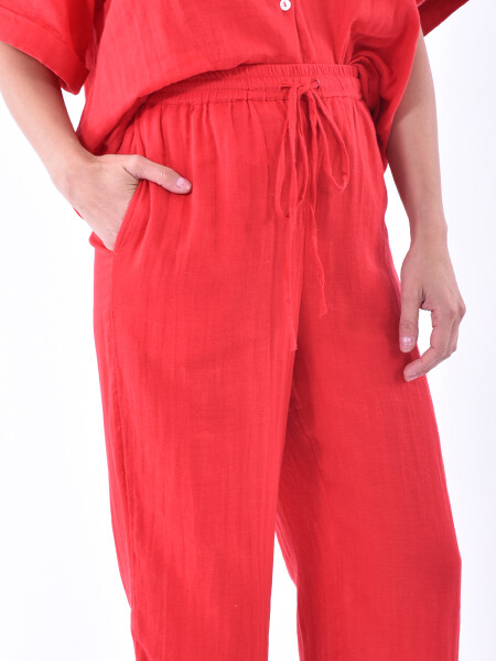 PANTALON TANZO ROJO