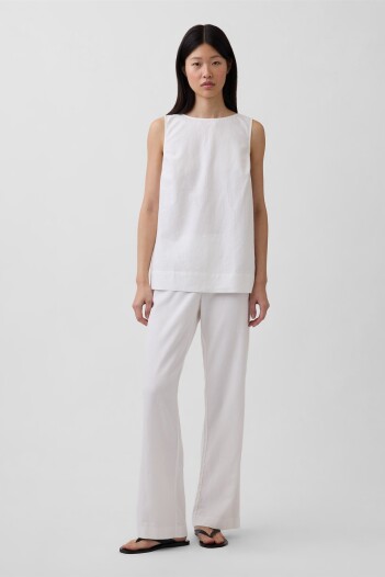 Pantalón Tiro Bajo Mujer New Off White