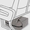 Bolso de mano para Carry On Blanco y Negro