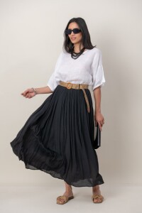 POLLERA MIDORI Negro