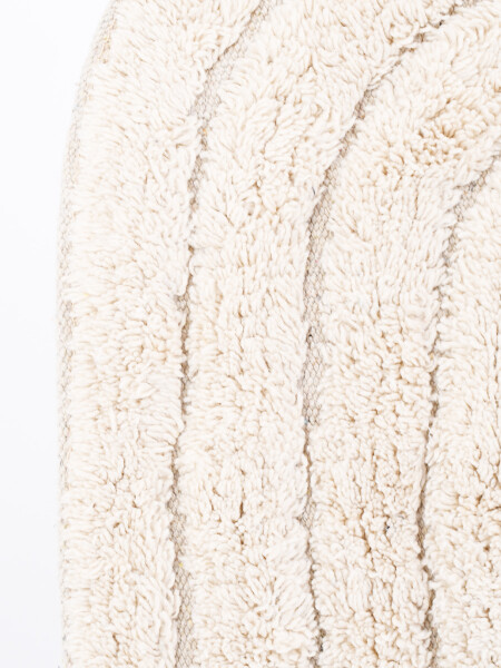 ALFOMBRA BAÑO OVAL BEIGE