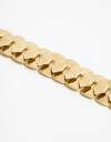Pulseras Flexibles Metal Pulsera Flexible Cadena Pesada Metal - Dorado Oro Amarillo