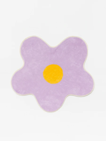 ALFOMBRA MARGARITA LILA VIOLETA