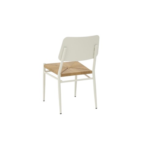 SILLA COMEDOR EXT. ALUMINIO BLANCO HAWAI