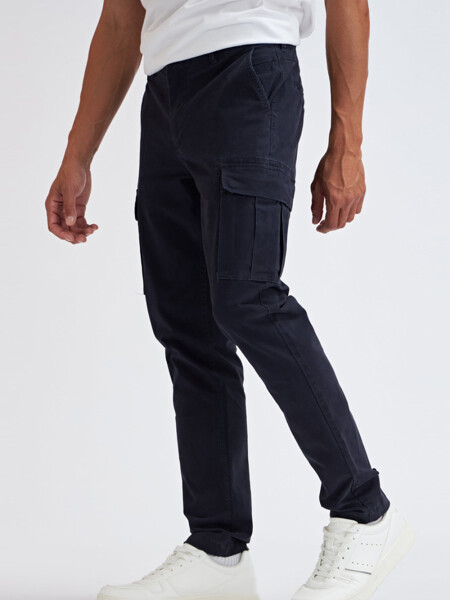 Pantalón cargo clásico Azul Marino