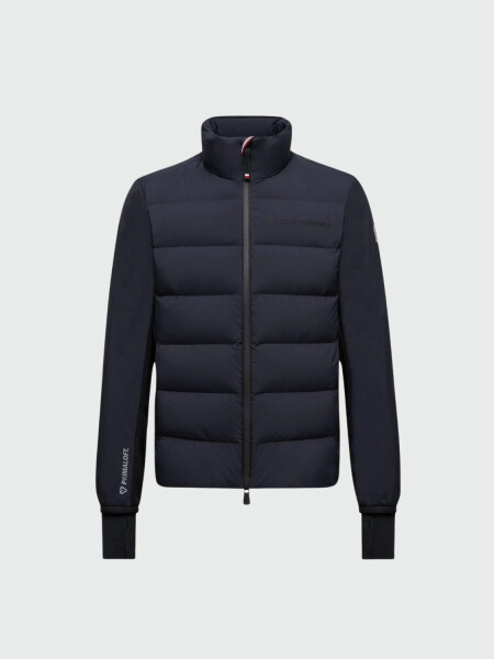 MONCLER - Campera de Plumas Agaripe Azul Marino