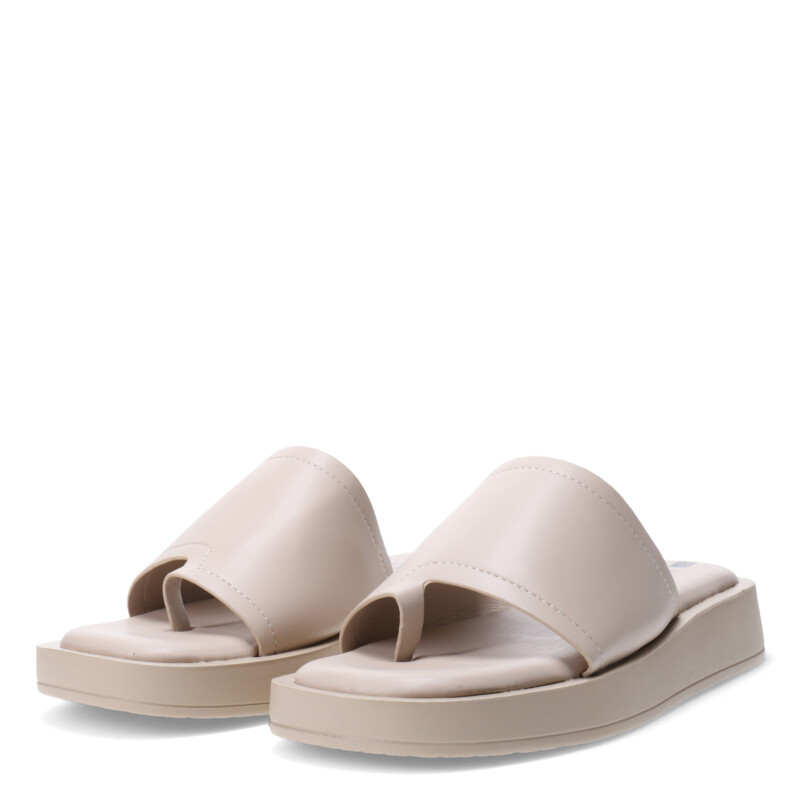Sandalia de Mujer Miss Carol DALIA con tira frontal Beige