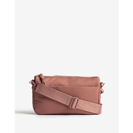 Bandolera En Material Reciclado Rosa Oscuro