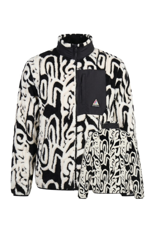 Campera O'Neill California Neo-Vintage Blanco/Negro