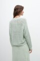 Cardigan cinta verde manzana