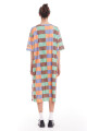 Vestido Pad Print Stripes Multi