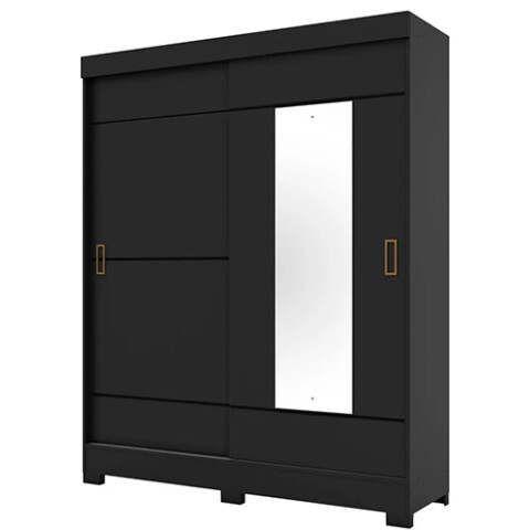 PLACARD DVN B66 2Ptas Corredizas c/Espejo Negro- 261247003 Sin color