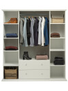 Armario FREDENSBORG 183x200 blanco Armario FREDENSBORG 183x200 blanco