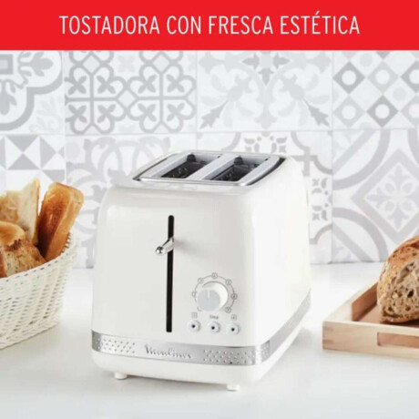 Tostador Moulinex Soleil 7 Niveles De Tostado 2 Ranuras Color Marfil 850W