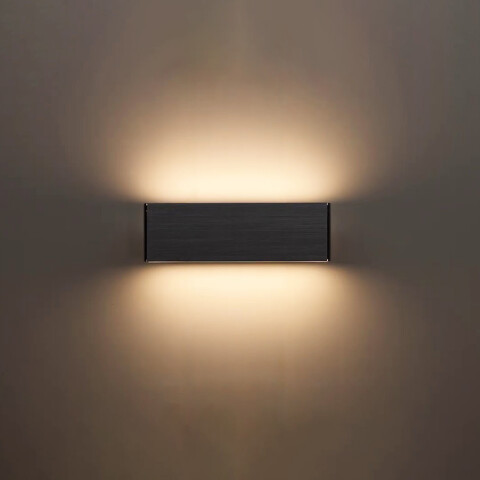 Aplique LED pared bidireccional negro 8,4W CLIMENE EG3133