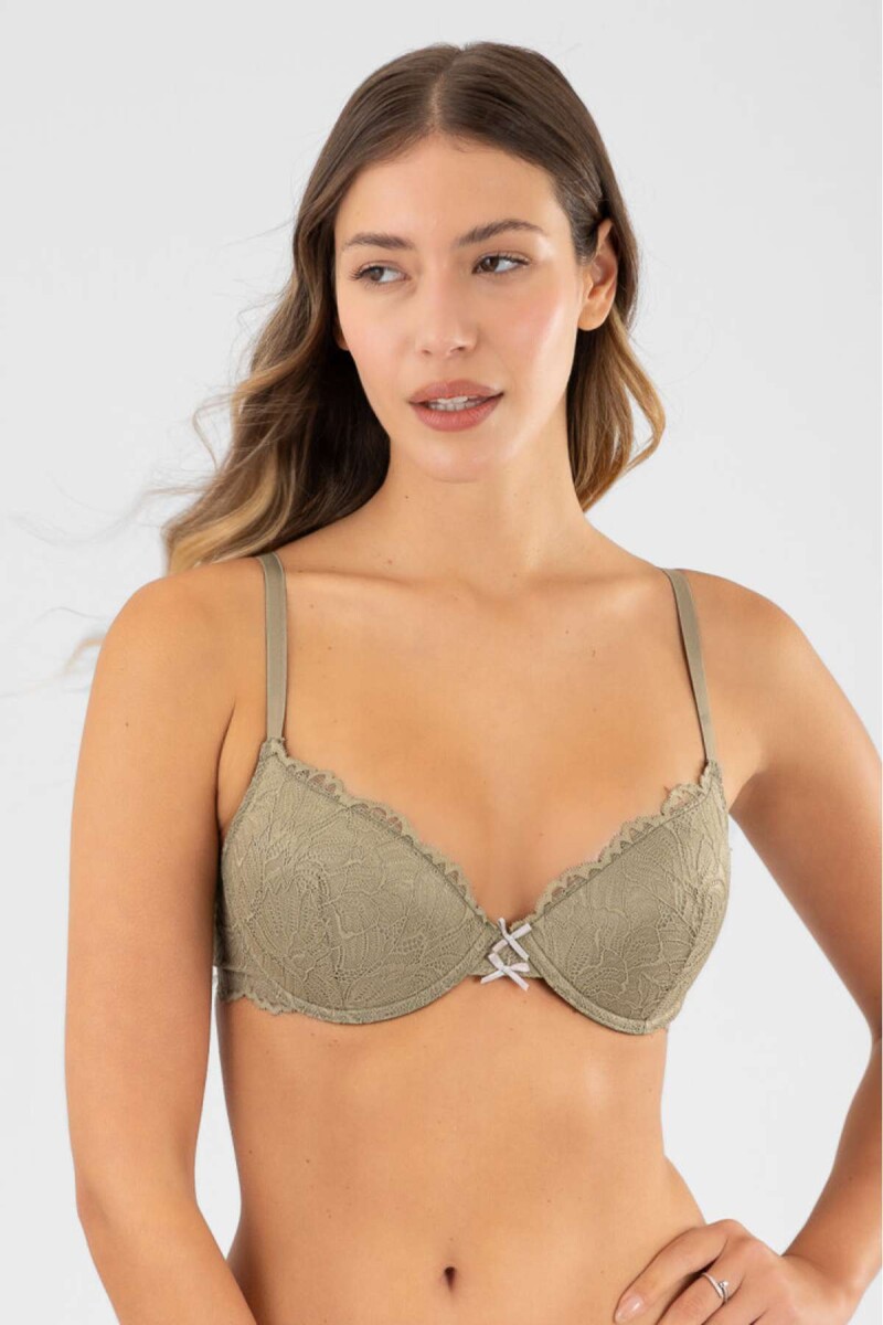 Soutien preformado gladiolo - Verde malva 