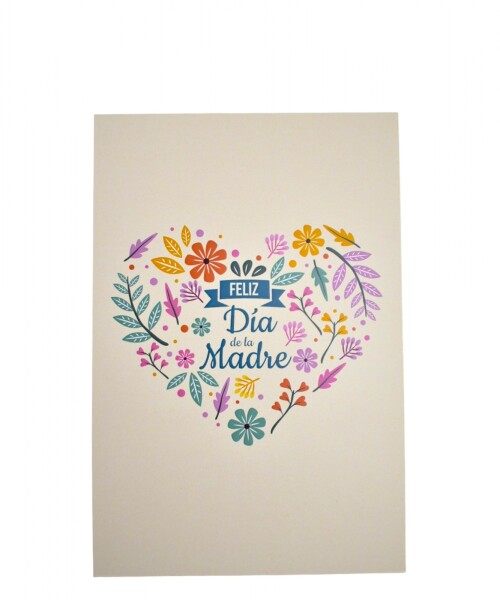 Tarjeta día de la madre 10x15 DISEÑO 1