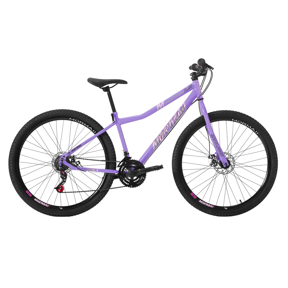 Bicicleta Mormaii Aro 29 Mtb 21v Fem Fantasy Freno Disco Lila 