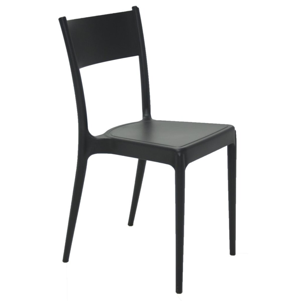 SILLA DIANA ECO 41.5X49X82CM NEGRO 