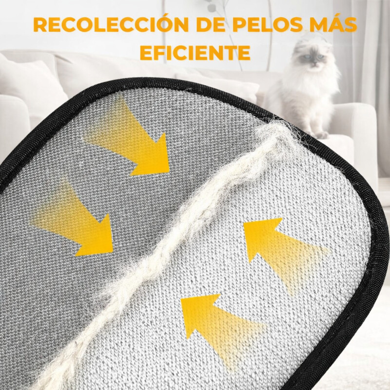 Guante Manopla Quita Pelo Limpieza Ropa Tela Reutilizable Negro Con Amarillo Guante Manopla Quita Pelo Limpieza Ropa Tela Reutilizable Negro Con Amarillo