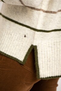 Sweater Rayado Nácar