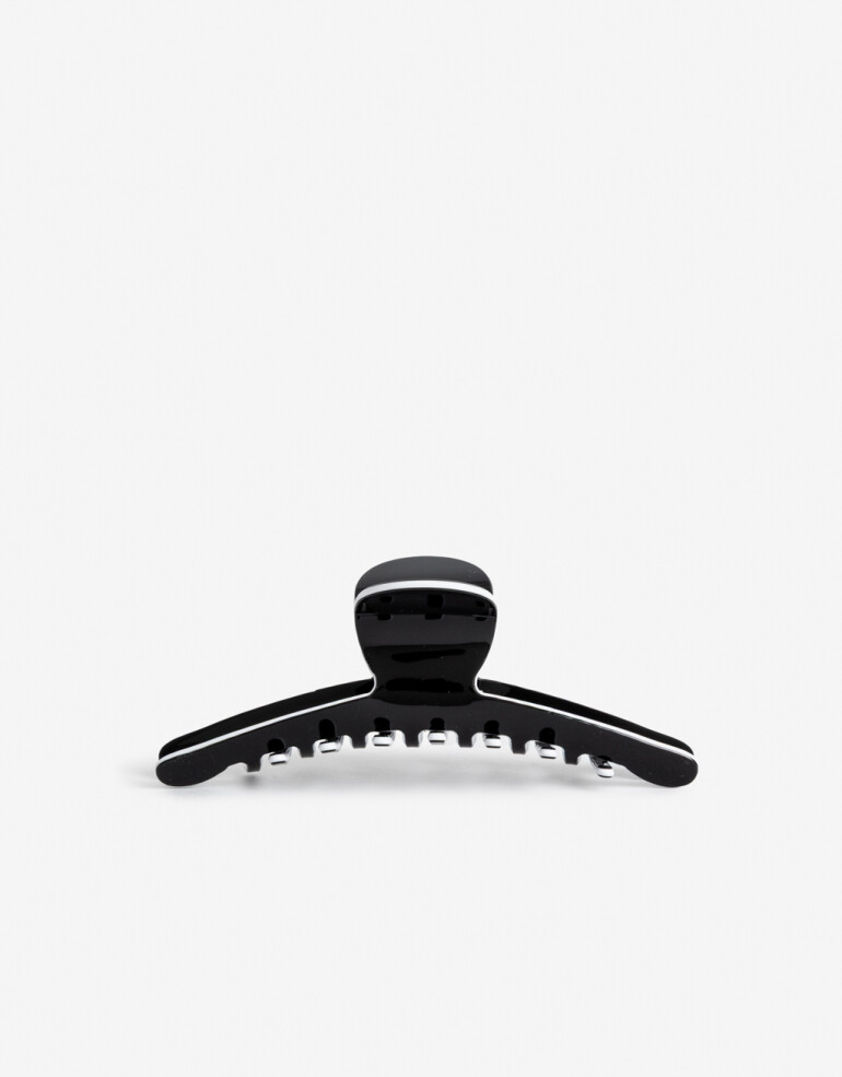 Broche Acrilico Broche Angosto De Acrílico. - Combinacion Bicolor